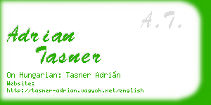 adrian tasner business card
