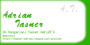 adrian tasner business card